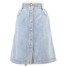 Falda de denim Chanel Metiers d'Art Paris-Dallas