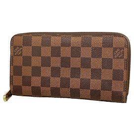 Louis Vuitton Damier Zippy Wallet N60015 Ebene