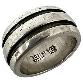 Tiffany & Co Tiffany Vintage Grooved Double Line Ring