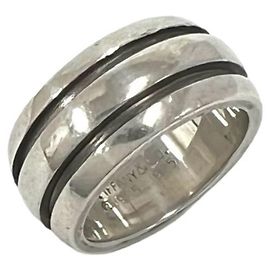 Tiffany & Co Tiffany Vintage Grooved Double Line Band Ring