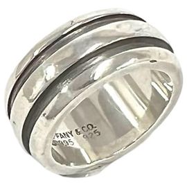 Tiffany & Co Tiffany Vintage Grooved Double Line Band Ring