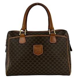 Borsa a mano Celine Vintage Macadam Blazon Pattern Triomphe in pelle - Céline