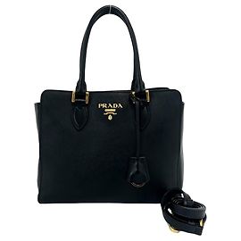 Mini sac cabas Prada en cuir Saffiano