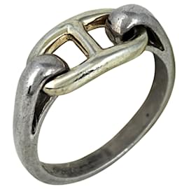 Bague Anneau Hermes Chaine d'Ancre Silver - Hermès