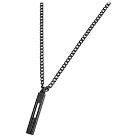 Collana Gucci Nera Argento 925