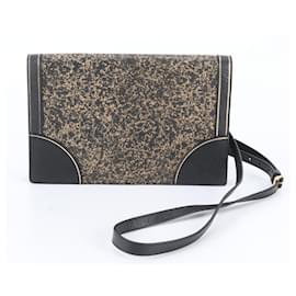 Bolsa de ombro em couro Saffiano com logótipo triangular Prada