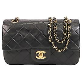 Chanel Black Small Classic Lambskin Double Flap