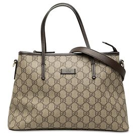 Borsa Tote Convertibile Gucci Beige Small GG Supreme