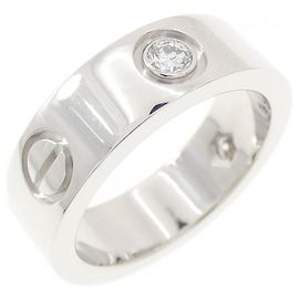 Anillo Cartier Love medio diamante