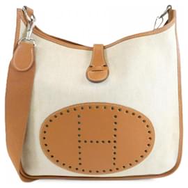 Hermès Borsa a tracolla Hermes Evelyne GM in Cognac