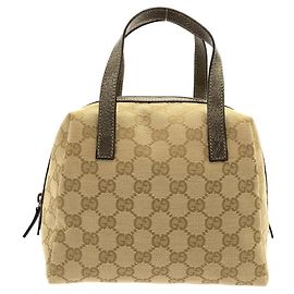 Borsa Gucci 124542 in tela GG marrone