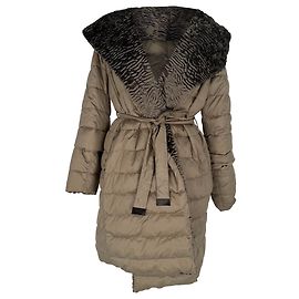 Abrigo de plumón reversible Noveast S Max Mara en poliamida khaki