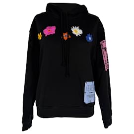 Sudadera con capucha Genesis II by MCQ Athena Flowers en poliéster negro - Mcq