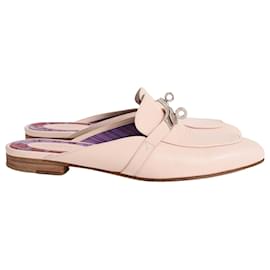 Mules Hermès Oz in pelle beige