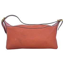 Céline Bolsa de Ombro Celine Romy Medium em couro marrom