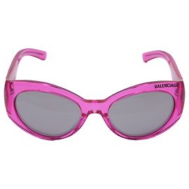 Occhiali da sole rotondi Balenciaga BB0267S in acetato rosa