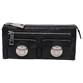 Portafoglio Continental Matelassé Multipockets Marc Jacobs in Pelle Nera