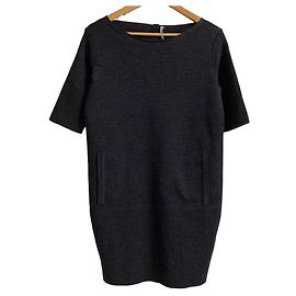 Autre Marque Liviana Conti Strick-Minikleid mit halblangen Ärmeln