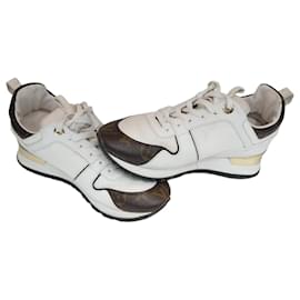 Louis Vuitton Monogram Run Away Gold Sneaker