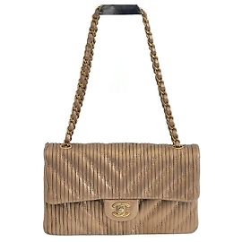 Chanel Borsa Classic in pelle di agnello chevron