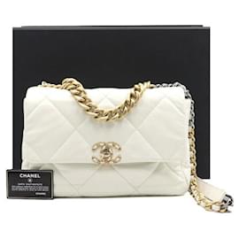 Chanel Borsa a tracolla con patta e catena Large