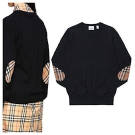 BEMPTON Damen Wollstrick mit Ellenbogen-Patches - Burberry