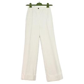 Gucci Pantalones de denim blancos para mujer