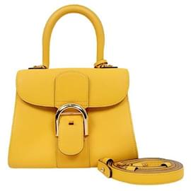 Delvaux Mini Bolso Tote Yellow Brilliance Box