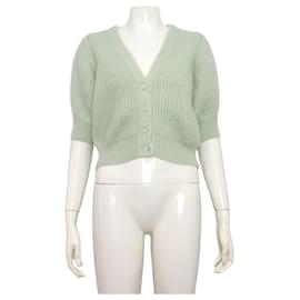 Kurzarm-Cardigan aus Seidenmohair für Damen - Céline
