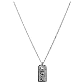Collana in Argento Placca Cubica - Dior
