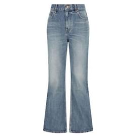 Vaqueros Bootcut en algodón lavado - Céline