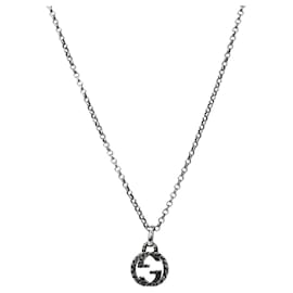 Gucci Collar entrelazado de plata