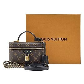 Louis Vuitton Pouch Vanity con catena Monogram