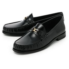 Céline Loafer Triomphe em couro de touro polido