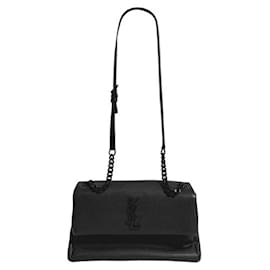 Borsa a tracolla Monogram West Chain Hollywood Black Medium - Saint Laurent