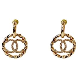 Orecchini a goccia in cristallo - Chanel