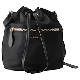 Burberry Borsa a secchiello in nylon
