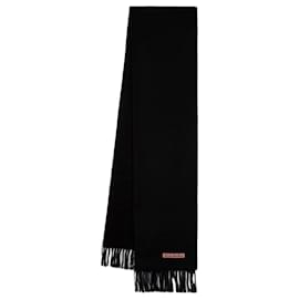 Sciarpa unisex in lana nera - Acne