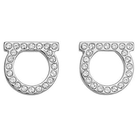 Orecchini Gancini Crystal Large - Salvatore Ferragamo