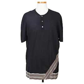 Navy Kurzarm Strick XXL - Hermès