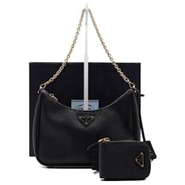 Prada Borsa Hobo Multi Re-edition con catena nera