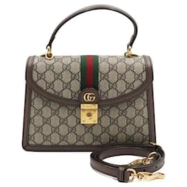 Gucci Borsa Ophidia GG Supreme Small Top Handle Bag Tote e Borsa a Tracolla