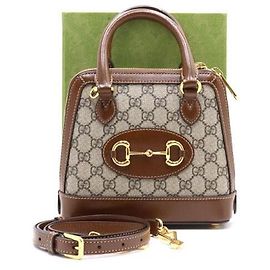 Gucci Mini Borsa con Manico Horsebit, Borsa Tote, Borsa a Tracolla, Borsa Crossbody