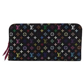 Louis Vuitton Portafoglio lungo Monogram Murakami Black Multi Insolite Wallet