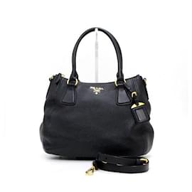Prada Borsa Tote e Borsa a Tracolla Vitello Phynx Gold Logo