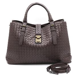 Bottega Veneta Borsa Tote e Borsa a Tracolla Intrecciato Roma Medium