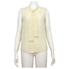 Gucci Ärmellose Bluse für Damen mit Seidenschleife