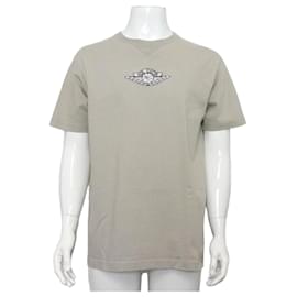 Dior Air Jordan T-Shirt für Herren aus Baumwolle, hellgrau