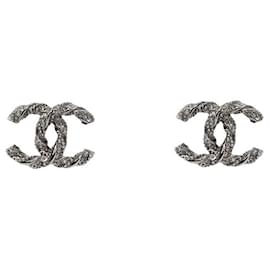 Chanel Orecchini Cubic CC Silver