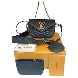 Borsa a tracolla Multi Pochette New Wave Nera e Oro - Louis Vuitton
